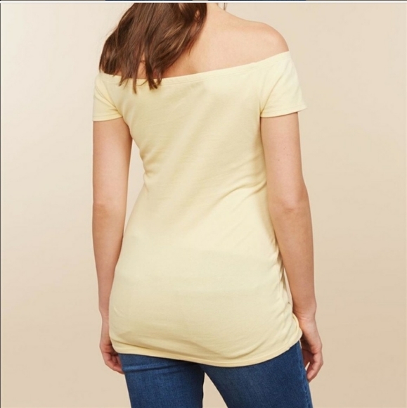 NWT Motherhood Maternity Off-The-Shoulder Top - Picture 3 of 3